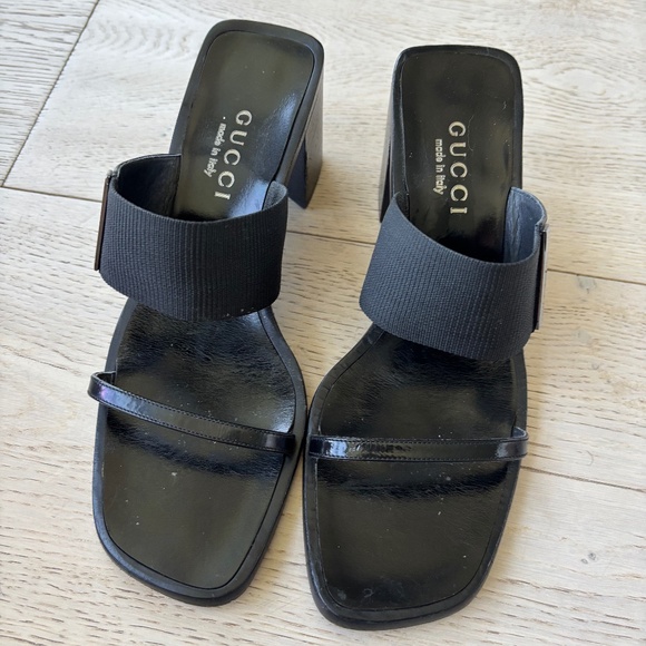 GUCCI Strappy chunky heels - Picture 1 of 8